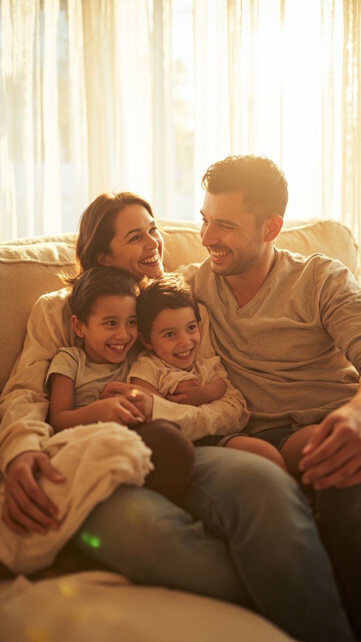 Young couple planning their financial future